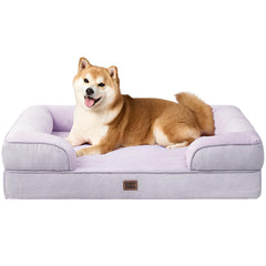EHEYCIGA orthopedic dog bed with memory-foam profile for even support.