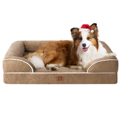 EHEYCIGA orthopedic dog bed memory foam top for joint-friendly comfort.
