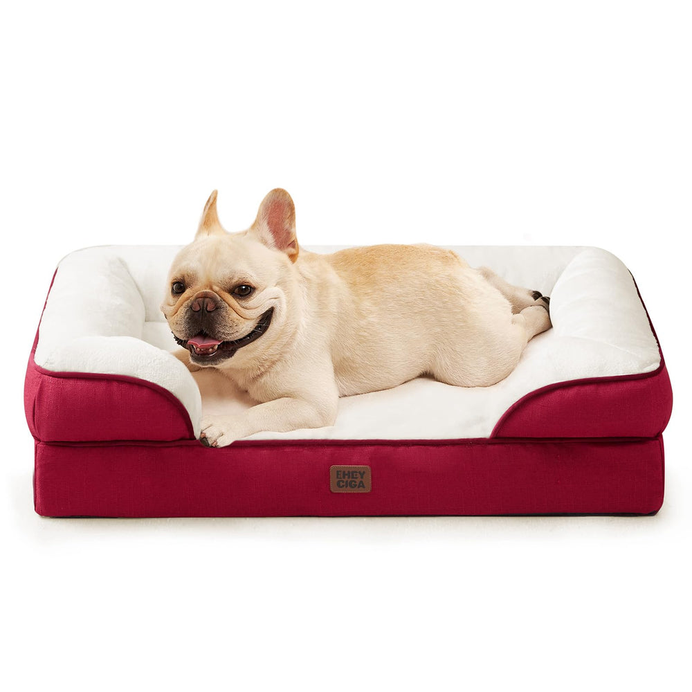 EHEYCIGA orthopedic dog bed with memory foam for joint-friendly comfort