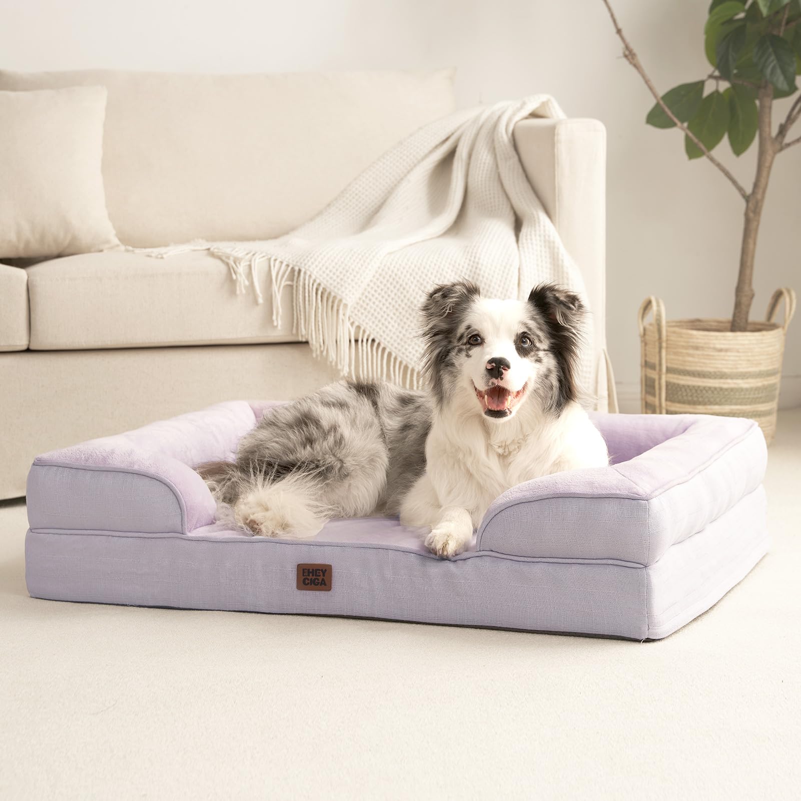 EHEYCIGA bed removable cover for easy cleaning.