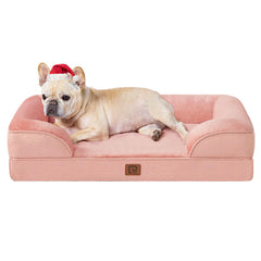 EHEYCIGA orthopedic dog bed with removable cover for easy cleaning and comfort.
