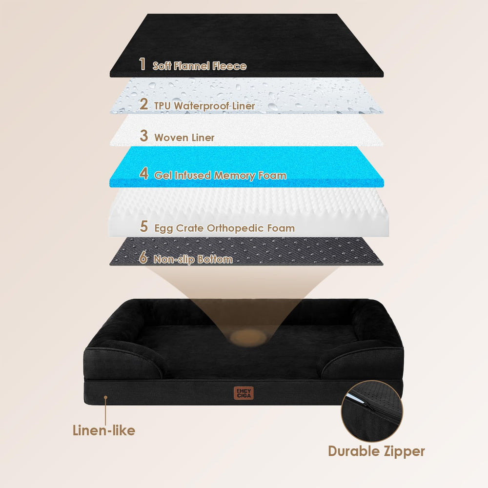 EHEYCIGA three-sided-bolsters image demonstrates neck and head support for restful sleep