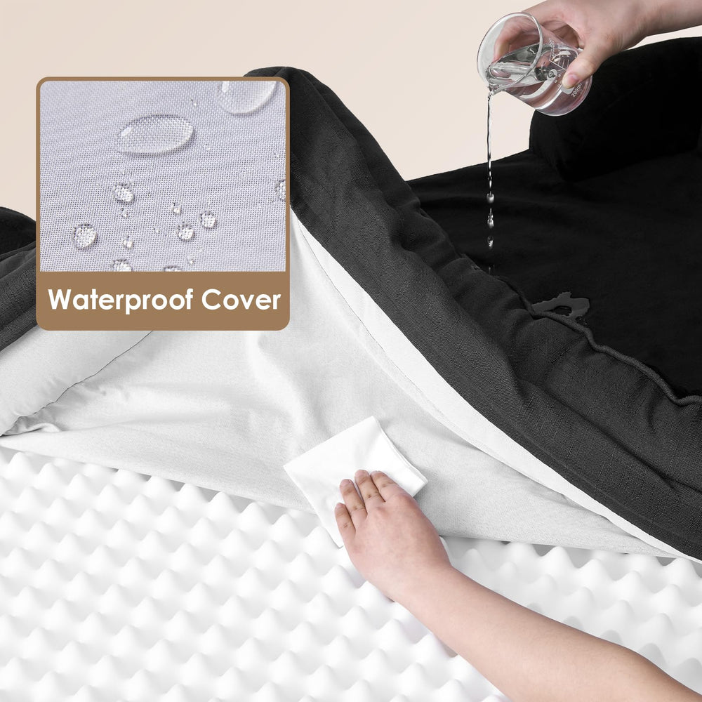 EHEYCIGA washable-cover image emphasizes easy cleaning after adventures