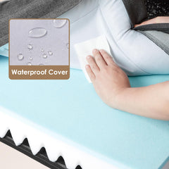 EHEYCIGA waterproof cover detail preserves dryness while pets snuggle.