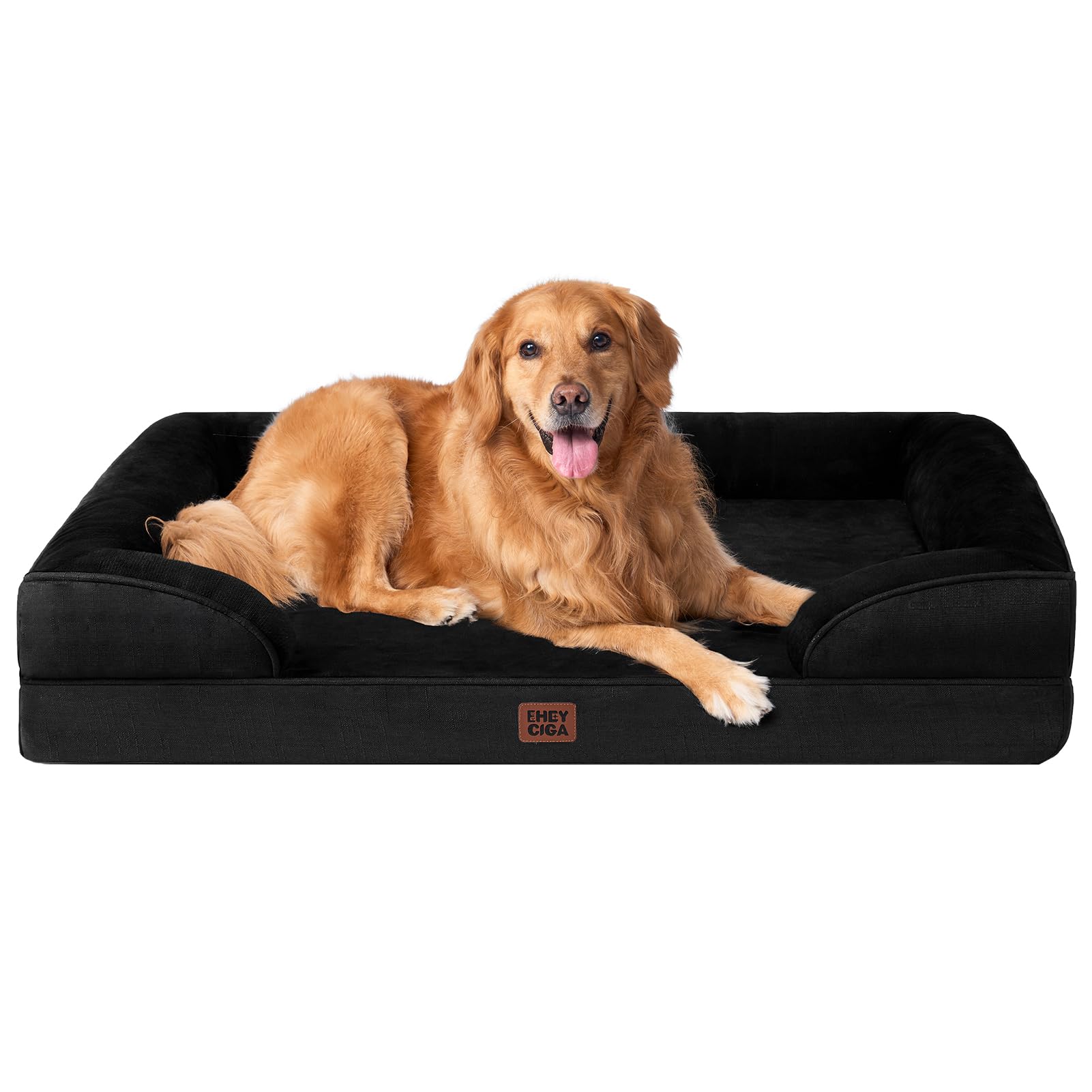 EHEYCIGA orthopedic XL memory foam closeup showing supportive comfort for joints.
