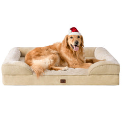 EHEYCIGA orthopedic dog bed XL memory foam front view for joint relief and comfort