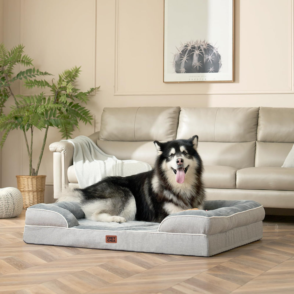 EHEYCIGA orthopedic dog bed-xl-size provides a spacious resting spot for large breeds.