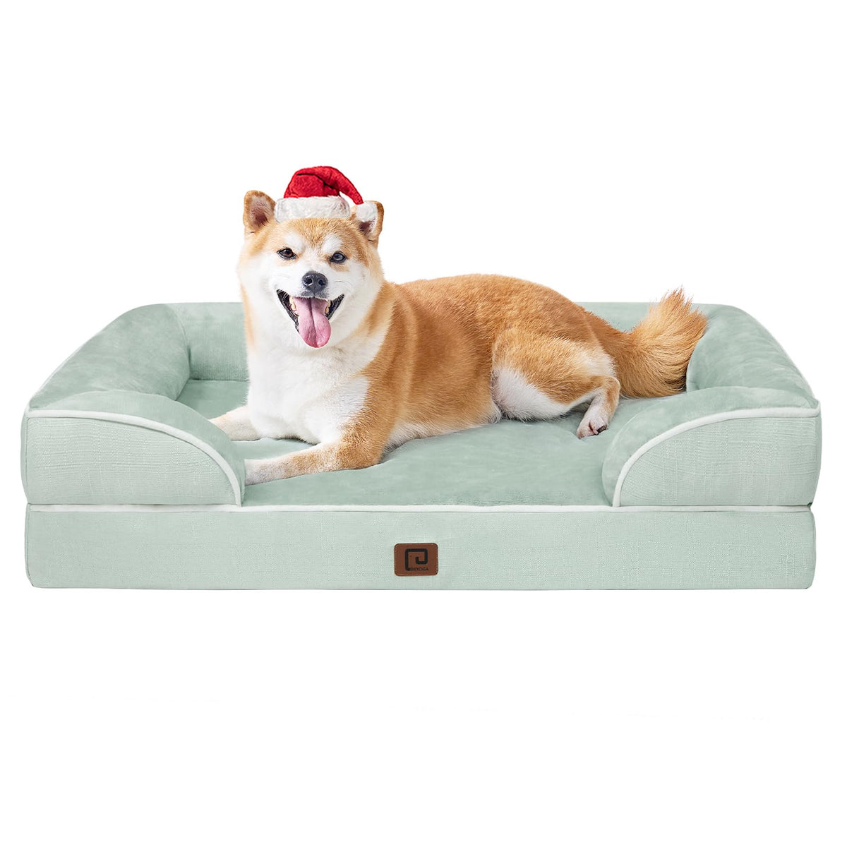 EHEYCIGA orthopedic large dog bed memory foam close-up shows joint pressure relief