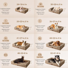 EHEYCIGA orthopedic XL bed with bolster provides neck and head comfort