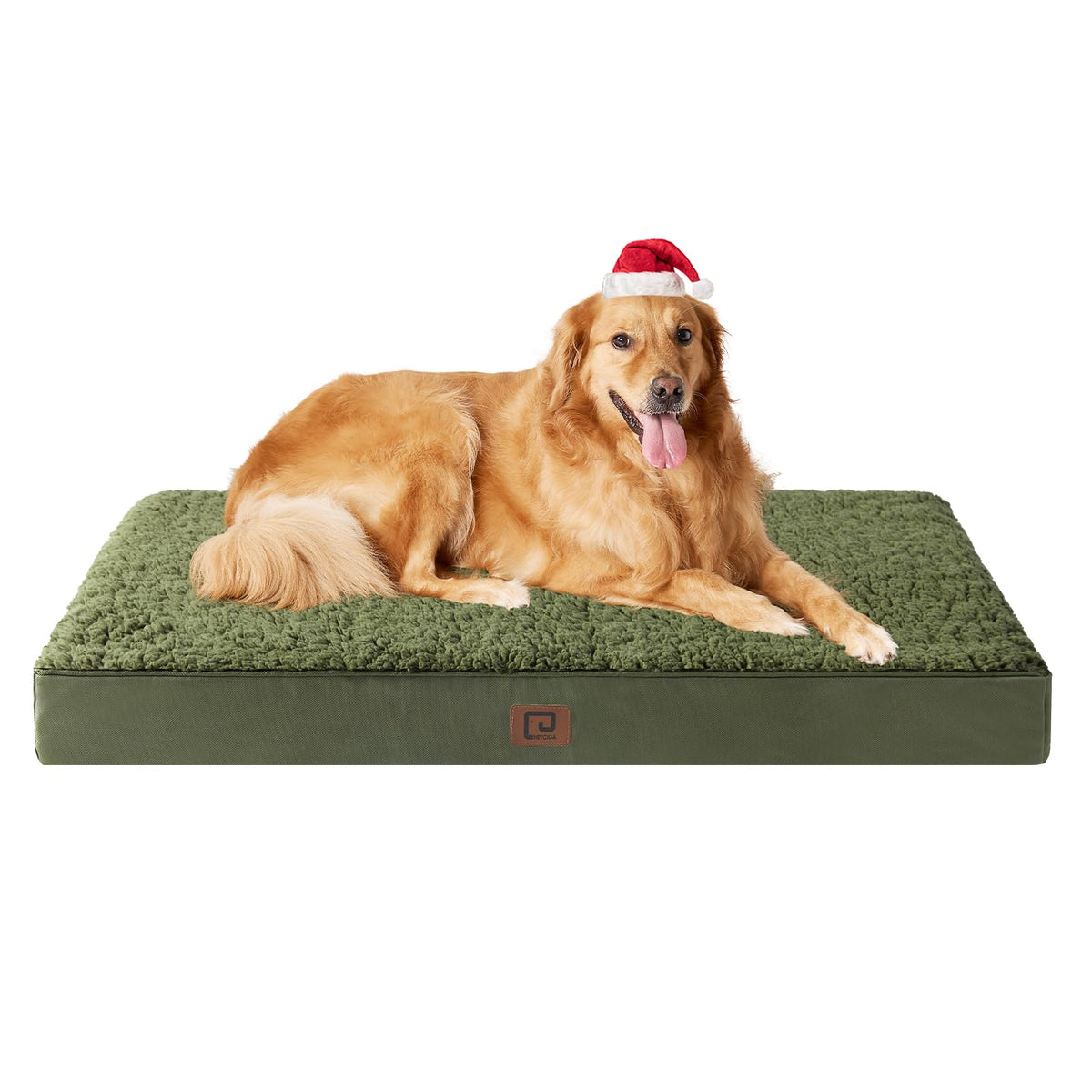 EHEYCIGA orthopedic XL bed top view shows spacious 41x27 size for large dogs