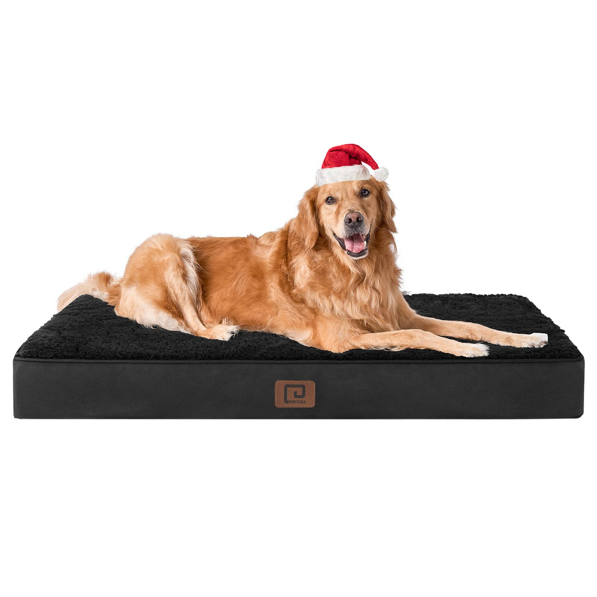 EHEYCIGA orthopedic XL dog bed front view offers extra-large comfort for big dogs