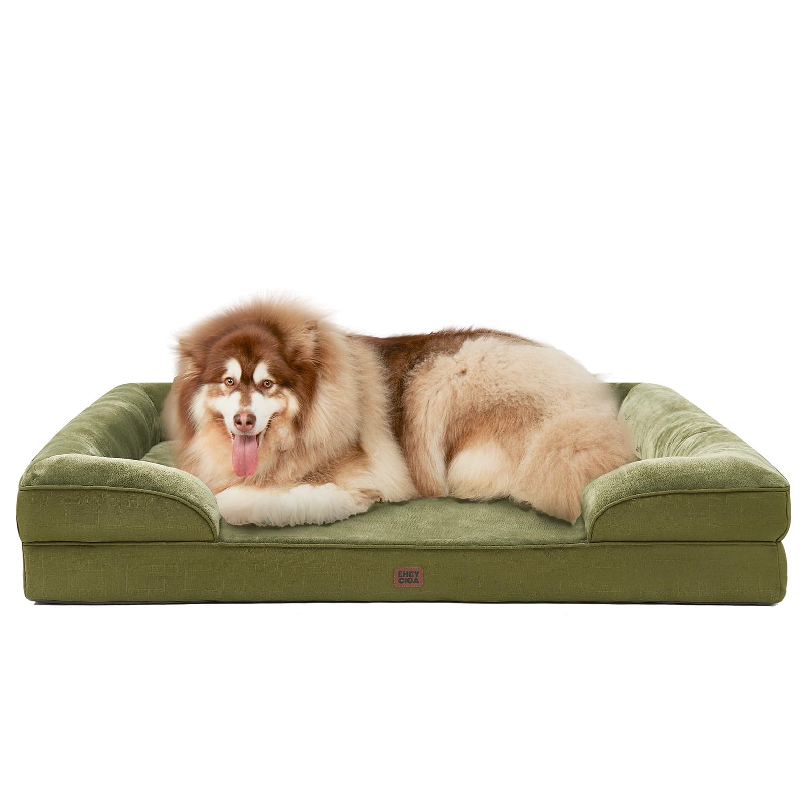 EHEYCIGA orthopedic XL dog bed memory-foam surface supports joints with balanced comfort
