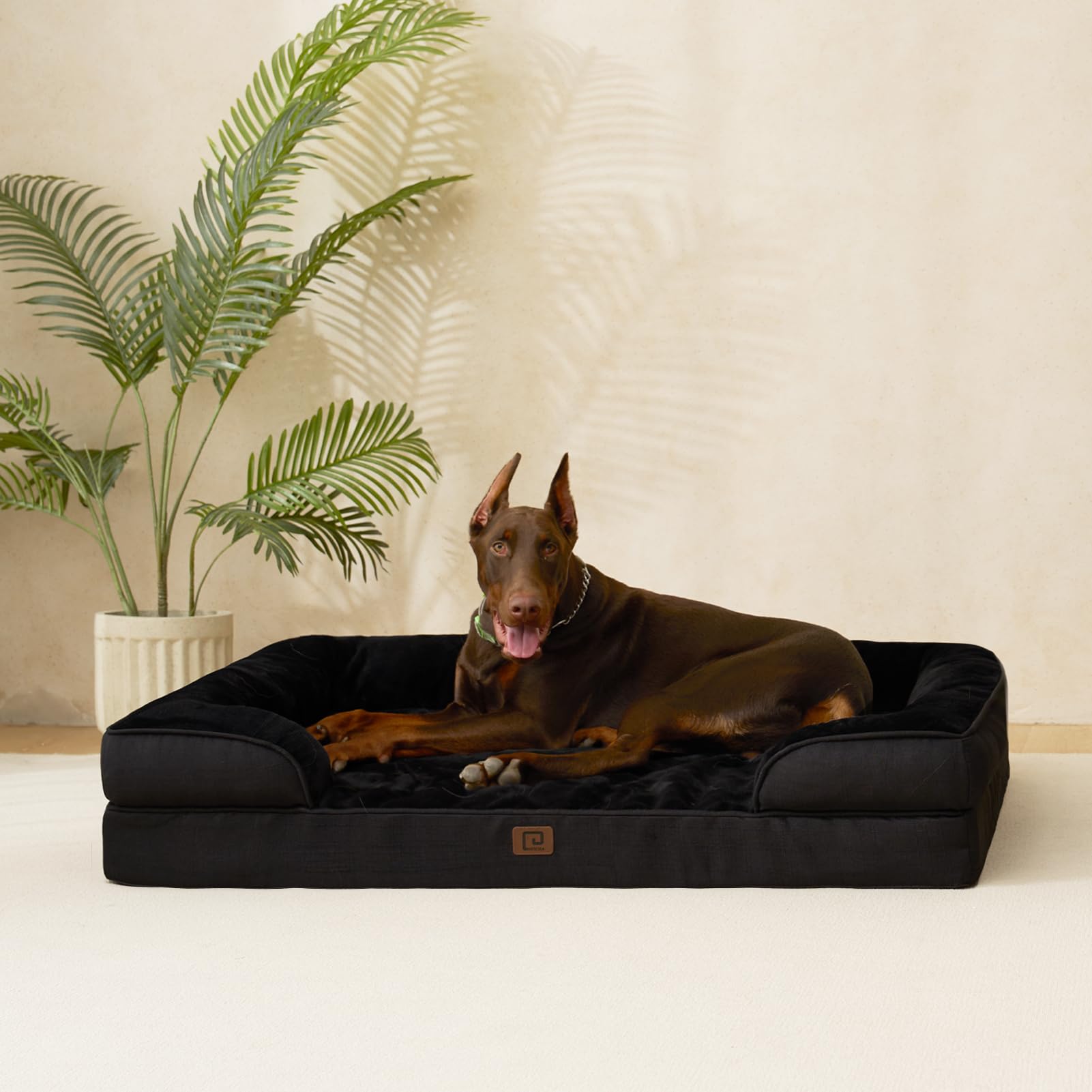 EHEYCIGA orthopedic XL dog bed roomy design suits large dogs