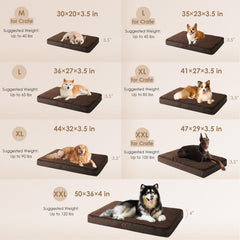 EHEYCIGA jumbo dog bed in crate setup demonstrates versatile placement.