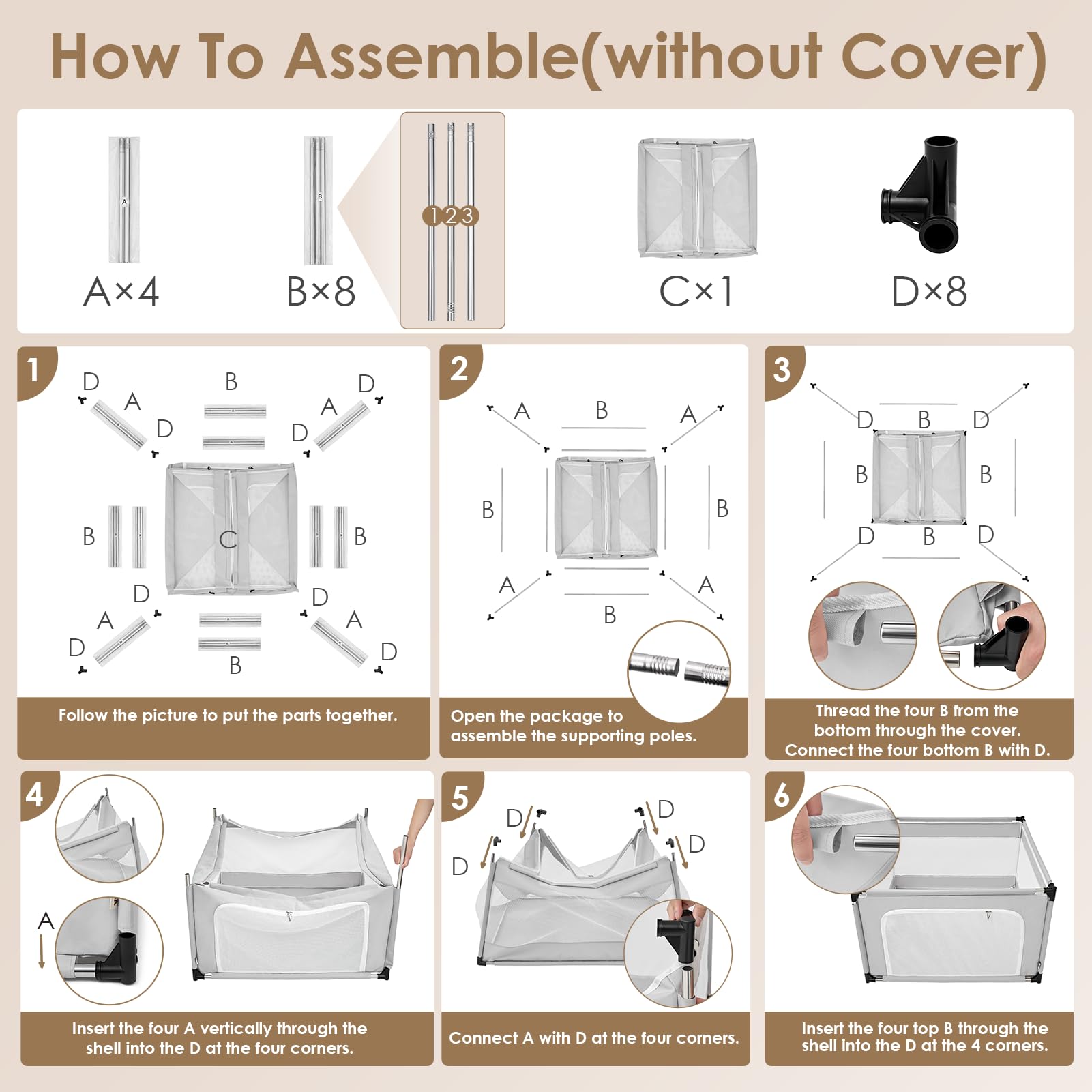 EHEYCIGA oxford-600d fabric detail emphasizes durable PVC-coated material.