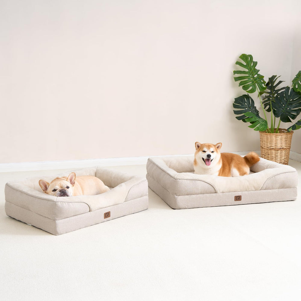 EHEYCIGA plush fleece sleep surface invites curling up for cozy naps.