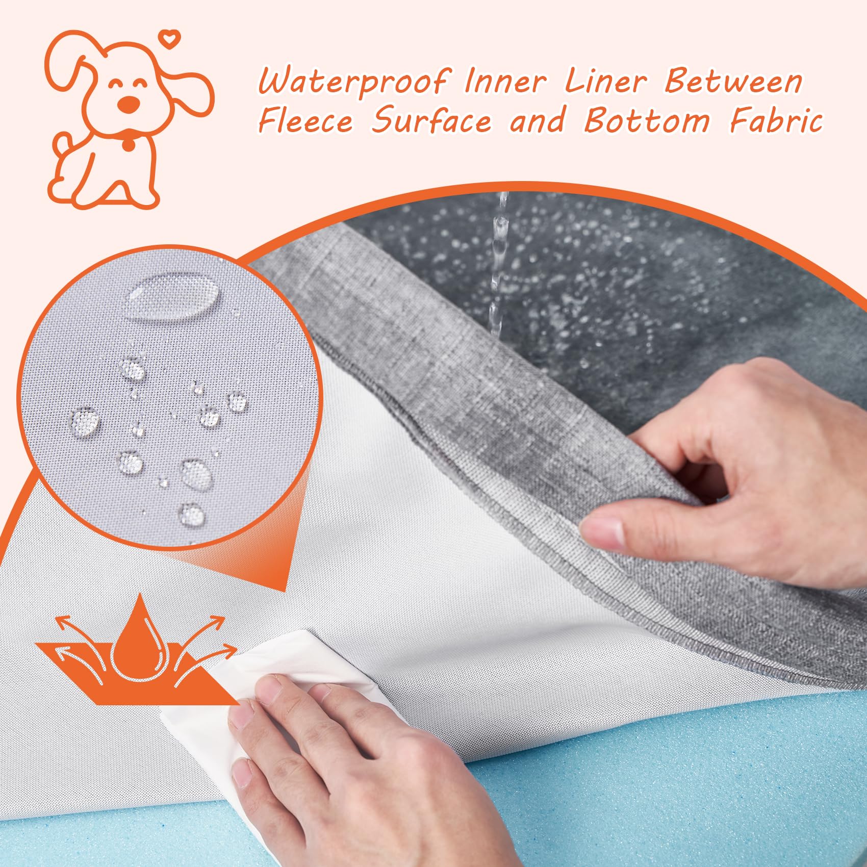EHEYCIGA removable cover makes machine washing effortless and efficient