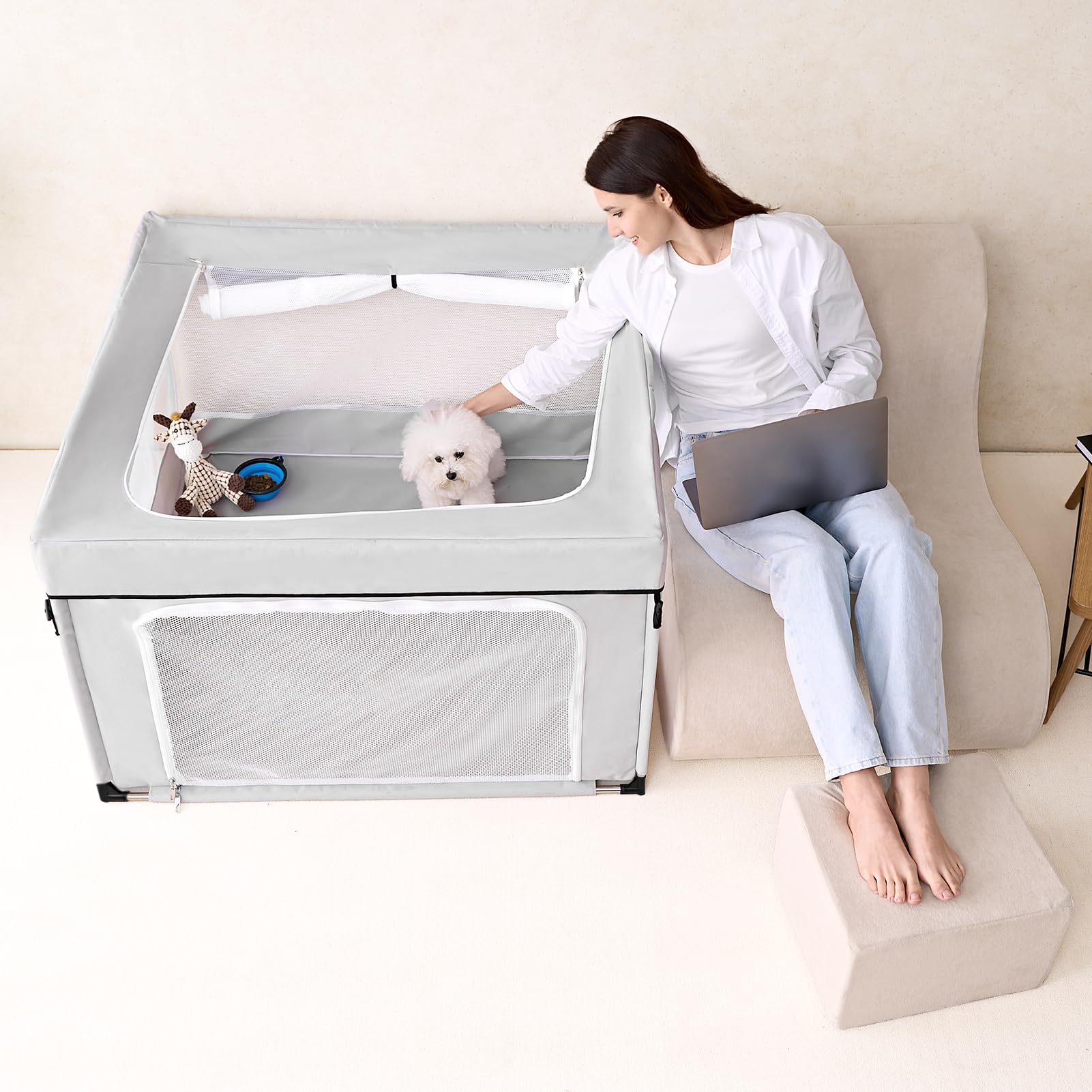 EHEYCIGA removable cover is machine-washable for effortless cleaning.