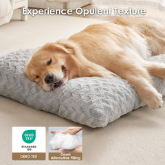 EHEYCIGA reversible dog bed with breathable spring-summer side for cooling sleep