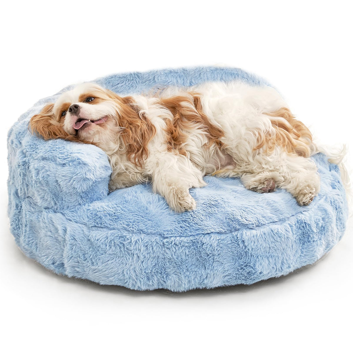 EHEYCIGA small dog bed with bubble fur texture for cozy naps