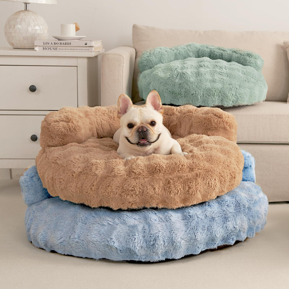 EHEYCIGA small dog bed camel machine-washable – quick cleaning and fresh feel.
