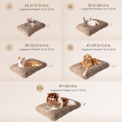 EHEYCIGA soft plush fabric closeup, inviting dogs to lounge peacefully.