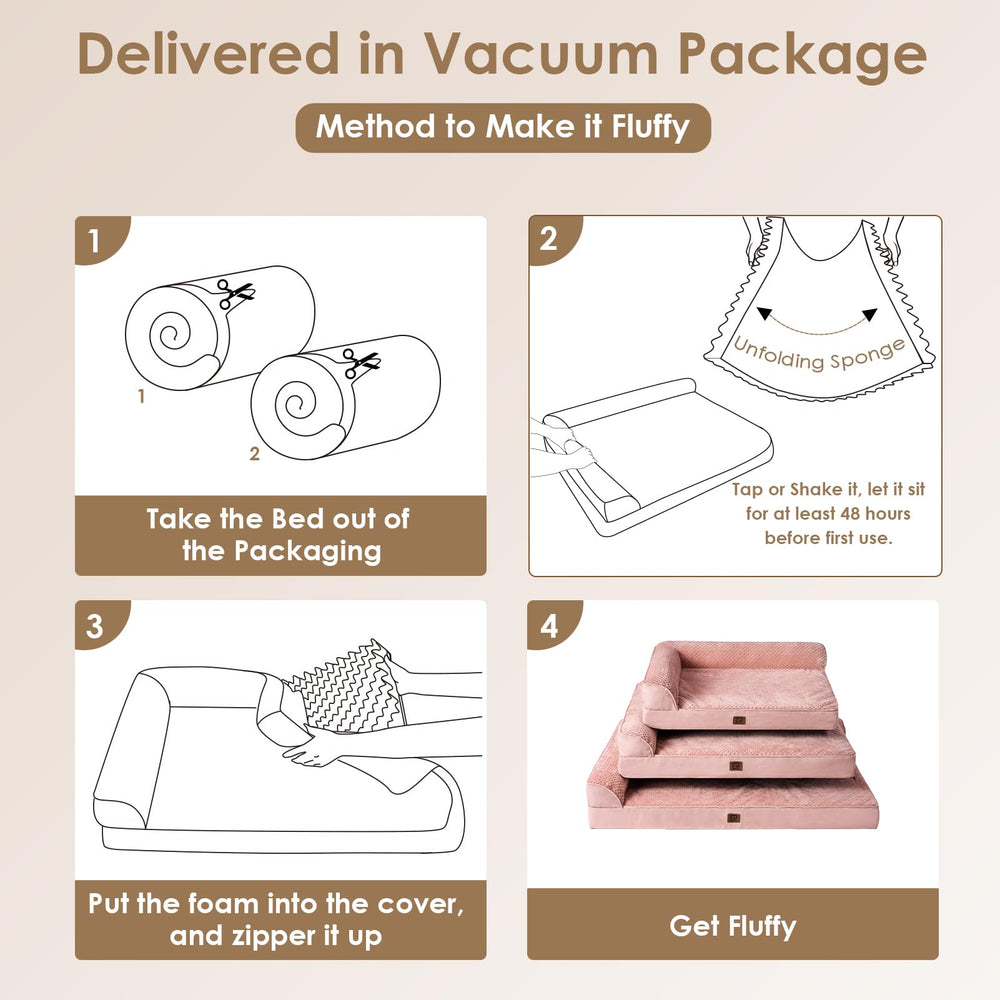 EHEYCIGA-washable-cover-removable-zipper shows easy cleaning and freshness
