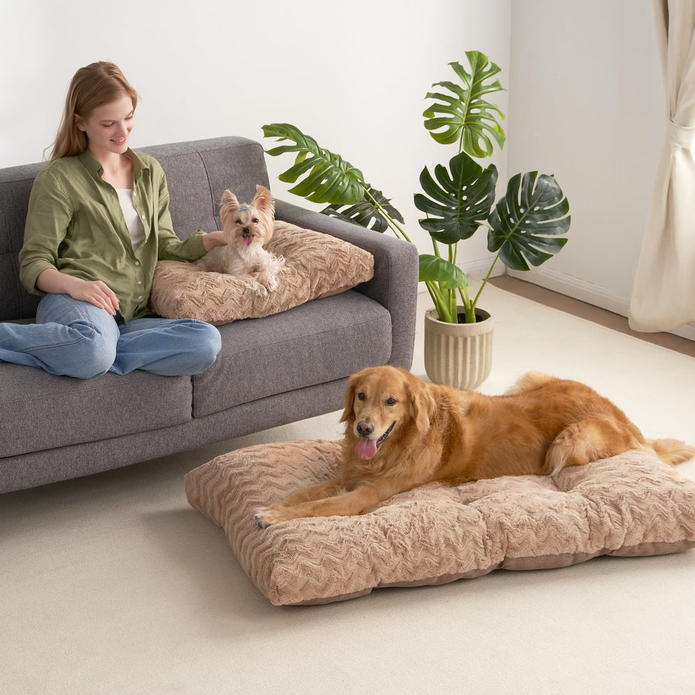 EHEYCIGA Bed camel laundry care; machine-washable for easy cleaning.