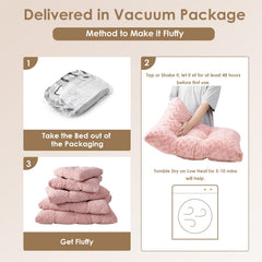 EHEYCIGA Washable Dog Crate Bed reverse texture breathable linen-like fabric for year-round use.