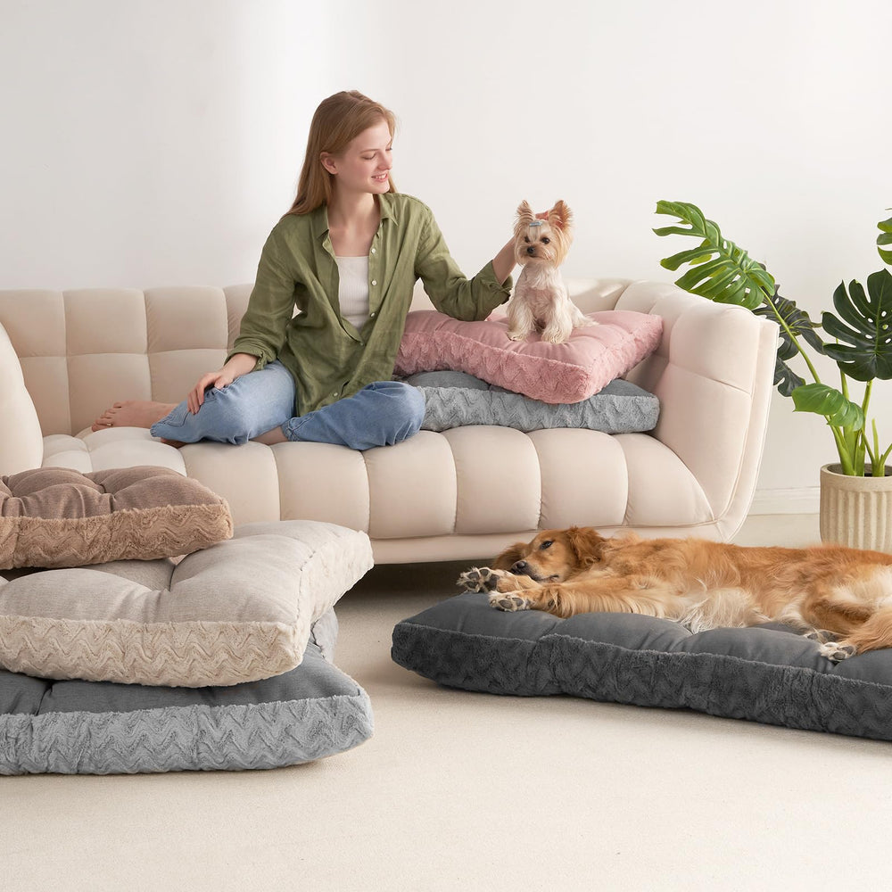 EHEYCIGA Washable Dog Crate Bed vacuum-pack packaging preparation