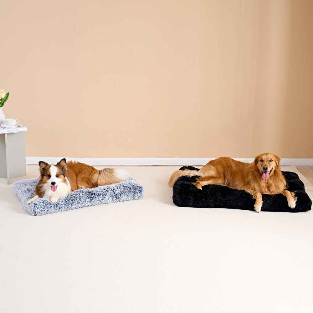 EHEYCIGA washable plush bed ready for quick freshening.
