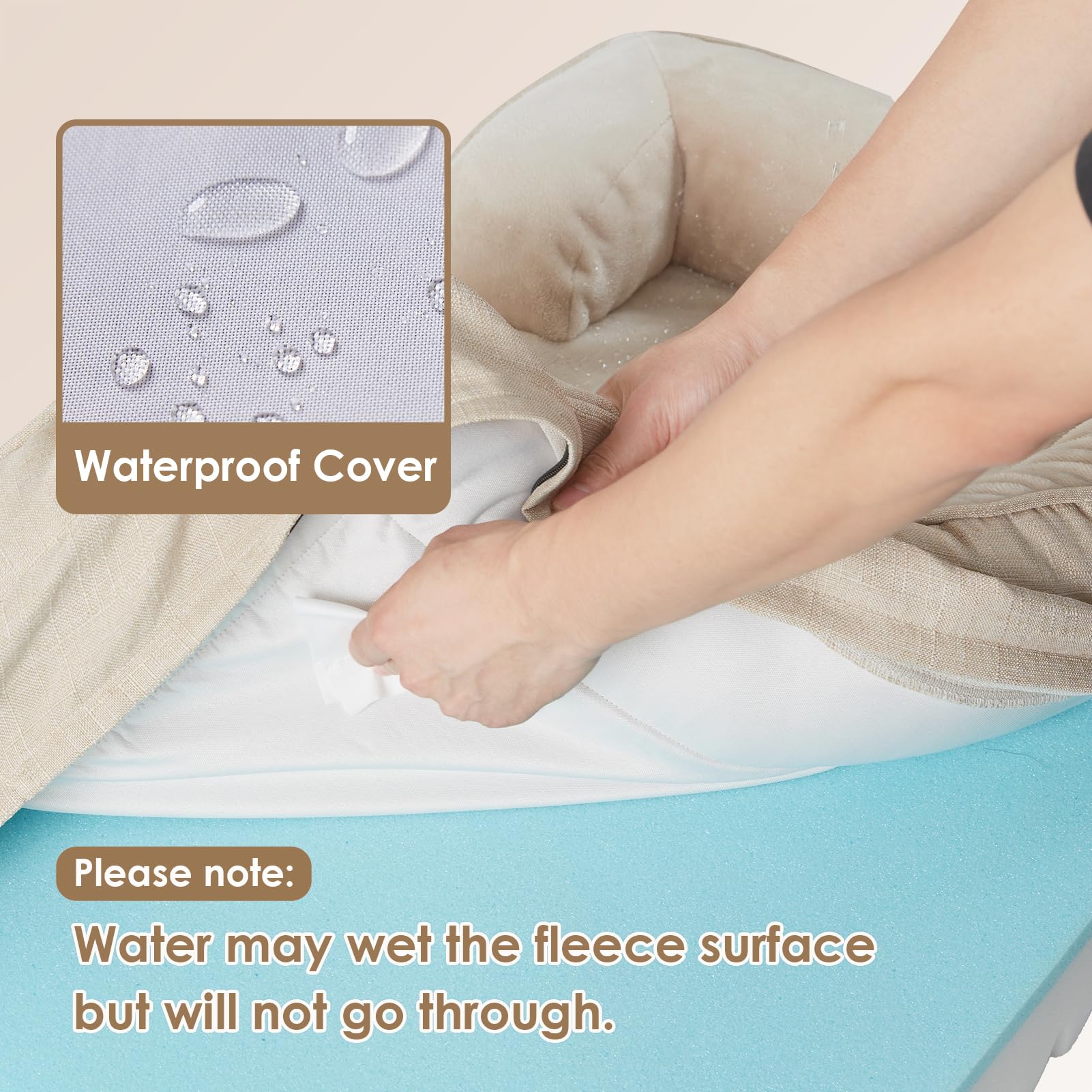 EHEYCIGA waterproof film layer protects surface while resting