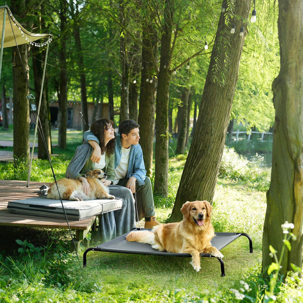 EHEYCIGA XXL 52x36 dimensions provide ample space for giant breeds.