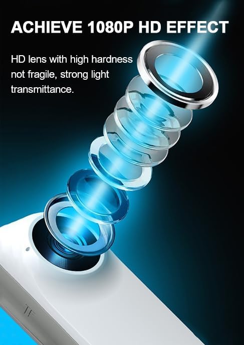 ehomful cat camera collar anti-shake helps stabilize footage during movement.