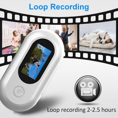 ehomful cat camera collar lcd playback displays footage directly for quick review.