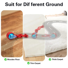 EHWZ Interactive Dogs Ball with rope-chew focus boosts dental stimulation.