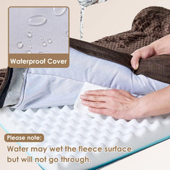 EHEYCIGA removable washable cover keeps the XL bed clean and easy to refresh