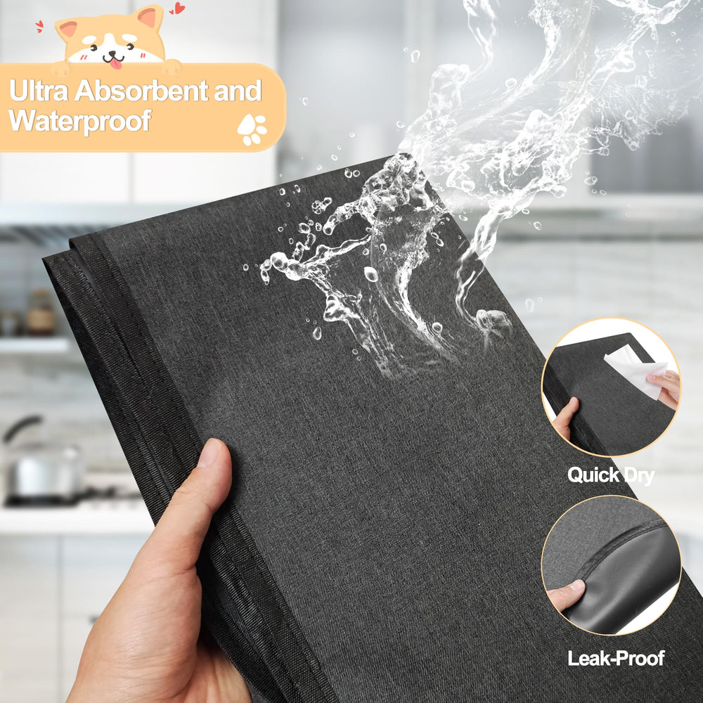Ehzyaz dog crate mat liner foldable travel-friendly design for on-the-go use.