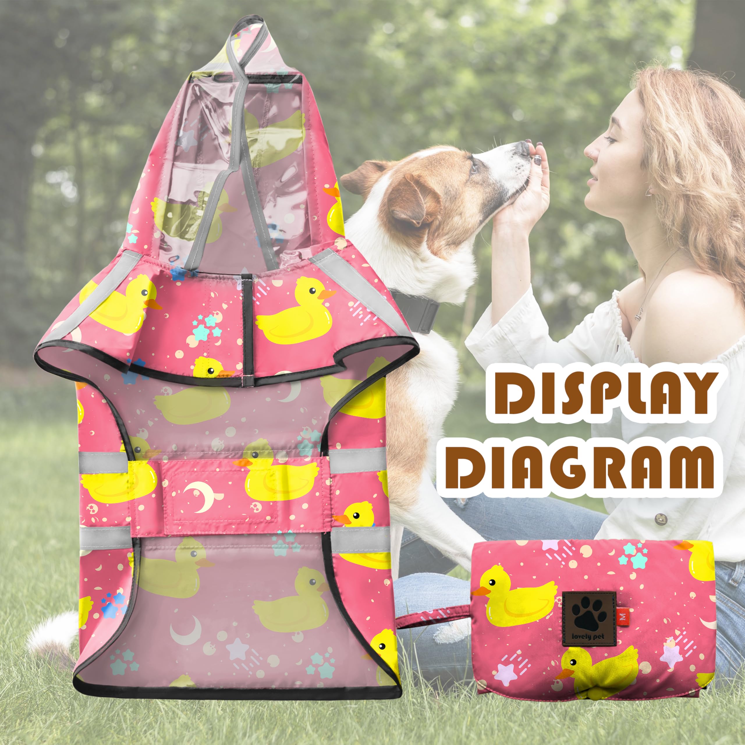 Eiaayer dog raincoat storage pouch for small essentials.
