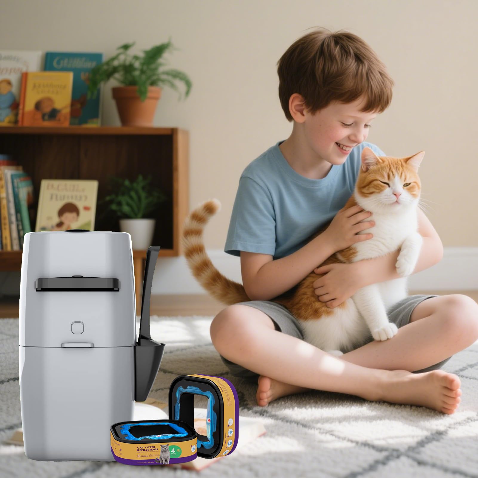 eiekako durable tear-resistant bags withstand daily waste disposal