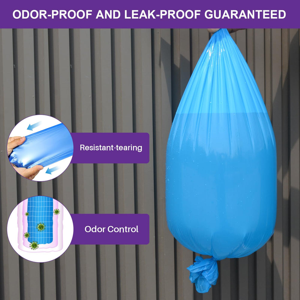 eiekako genie-compatible refill pails shows easy installation and mess-free changes