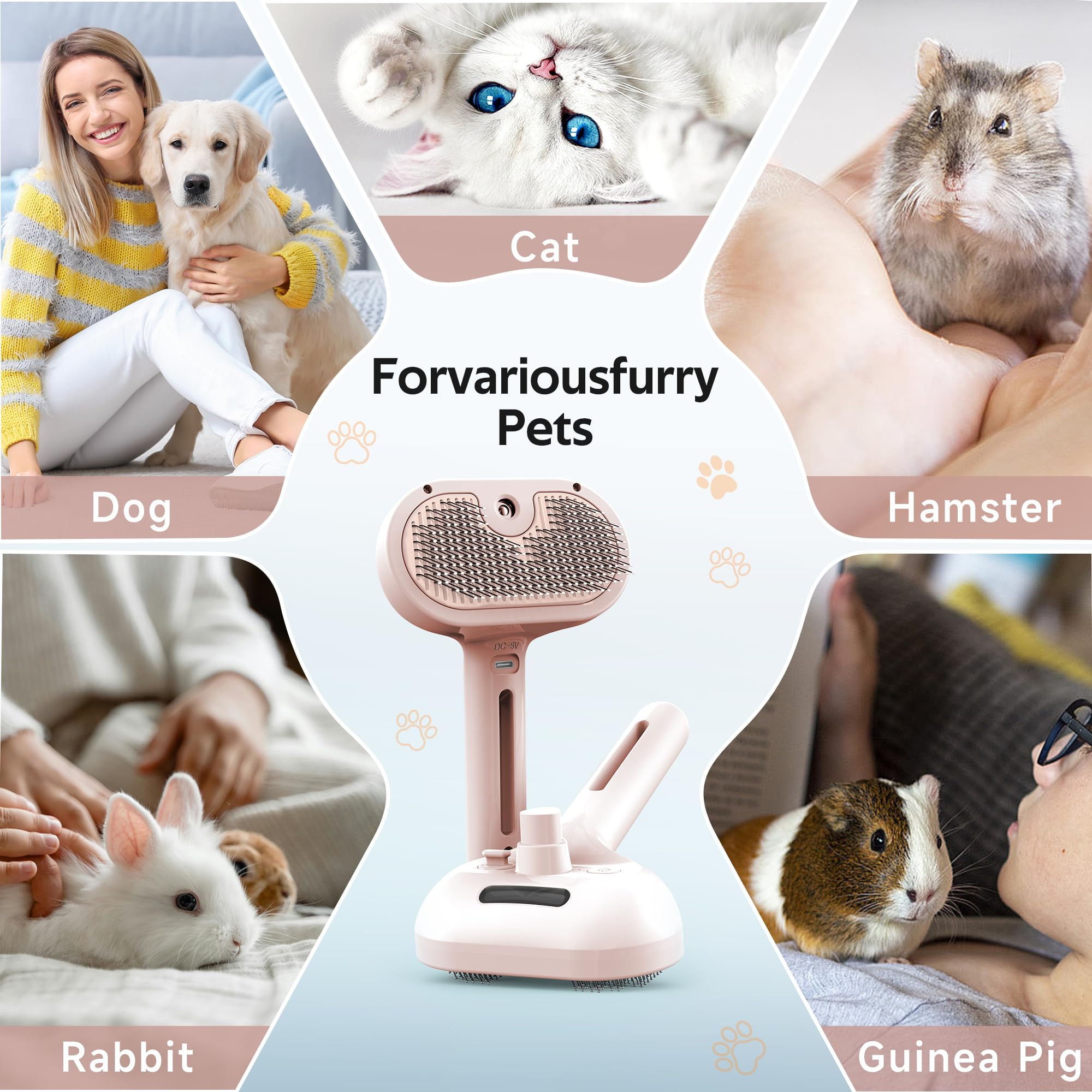 Eilimy Easy-use mist button supports quick grooming sessions.