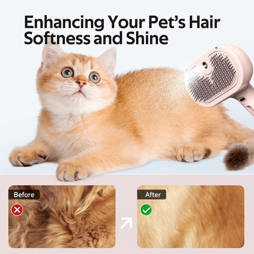 Eilimy Hair-smoothing comb included helps smooth tangles before brushing.