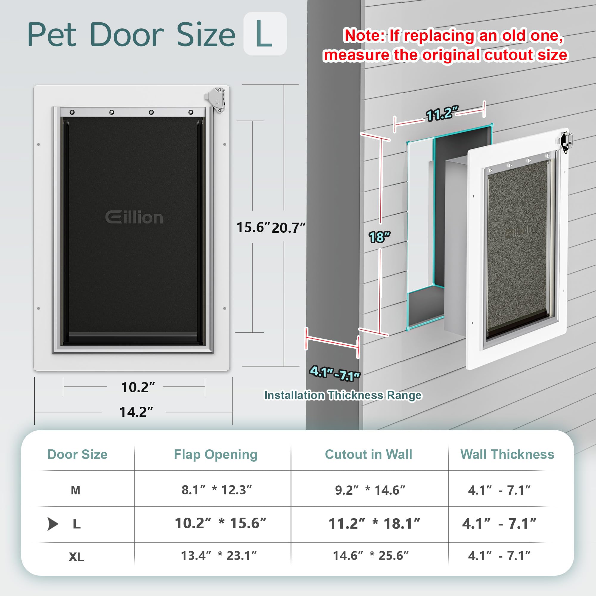 Eillion installation cutout template guides precise wall opening for easy setup.