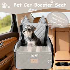Eimuzure booster seat doubles as a cozy bed for dogs at home.