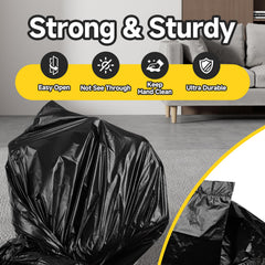Eiszhjk extra-thick no-leakage bags prevent mess during use.