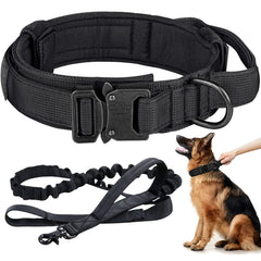Eitchen Tactical collar close-up shows rugged 1000D nylon and padded neck for comfort
