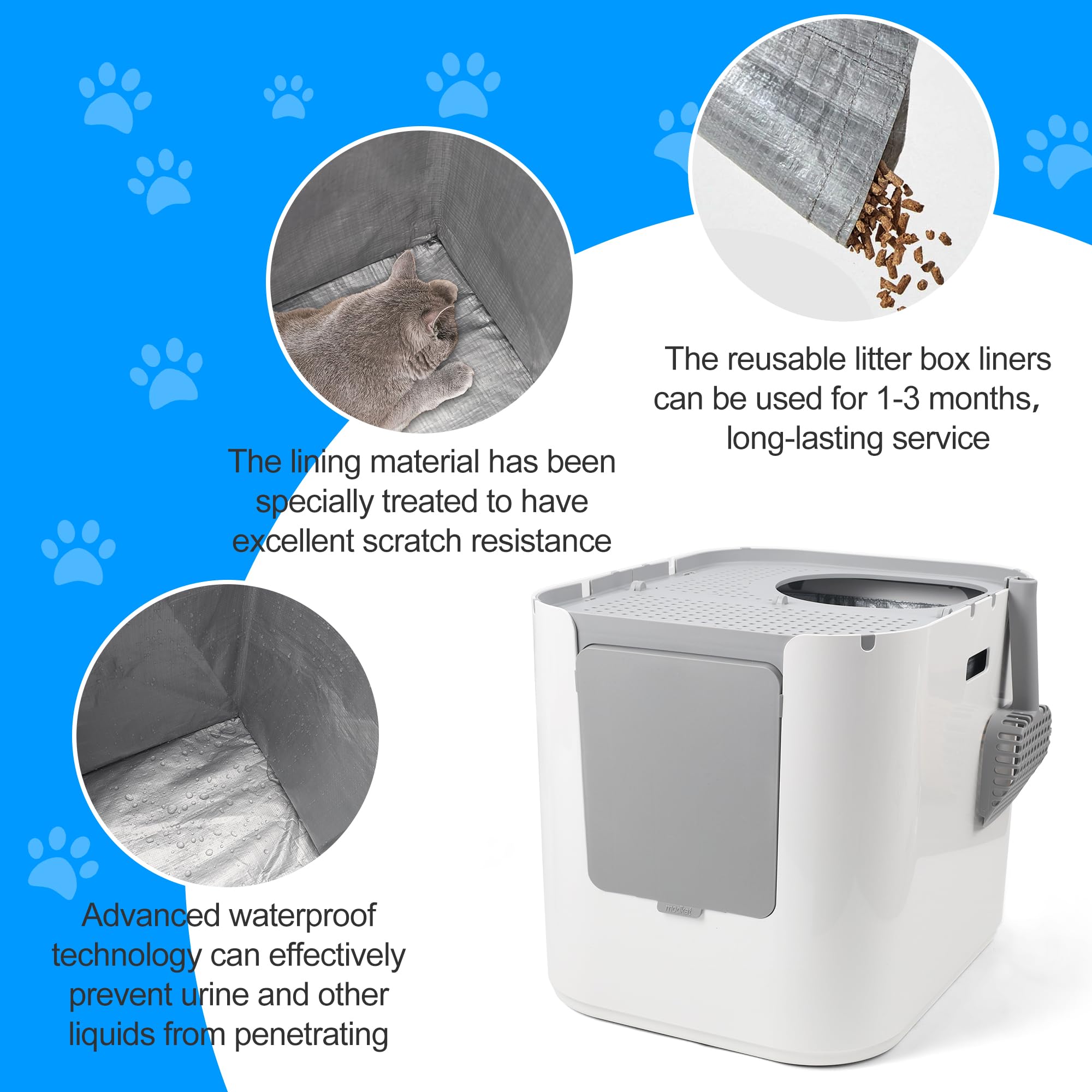 EKEPIN durable material liner withstands multiple uses for eco-friendly savings