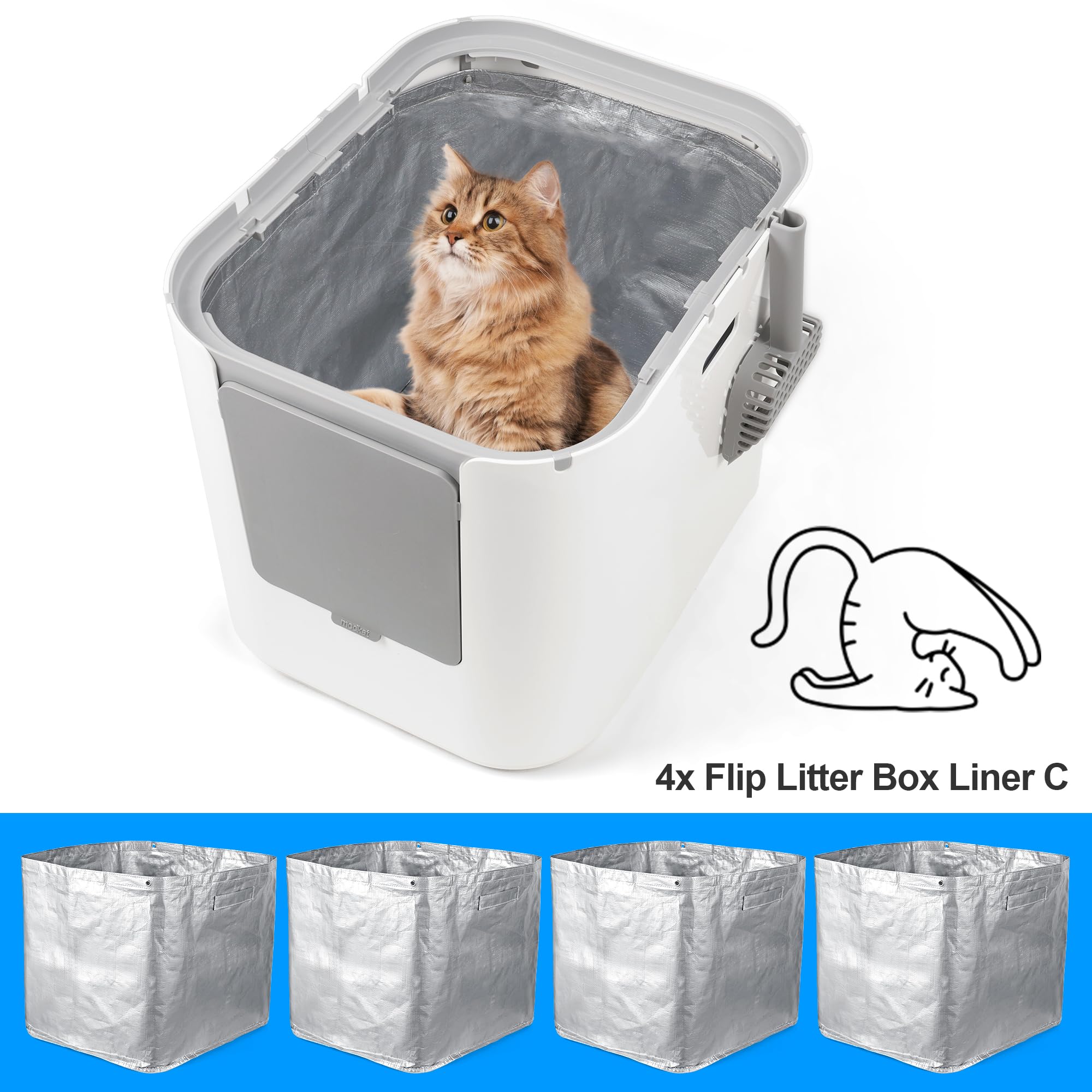 EKEPIN liner edge grip enables clean, easy removal without spills