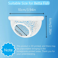 ELCCOTYA feeder-ring-white concentrates floating food for easier feeding.